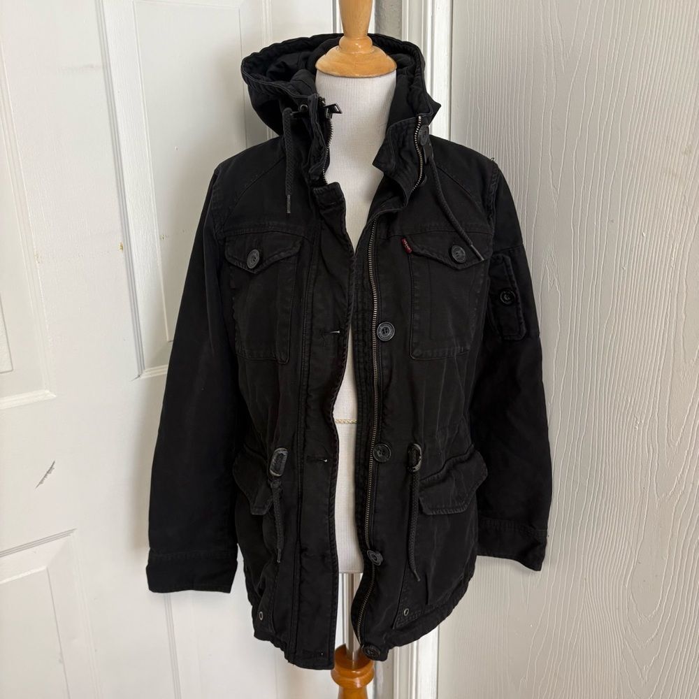 Levi’s Hooded Military Jacket N2 - Picture 4 of 11